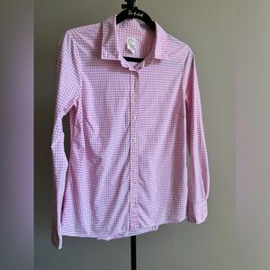 JCrew 🎀 “The Perfect Shirt” in Pink Gingham | Size 6